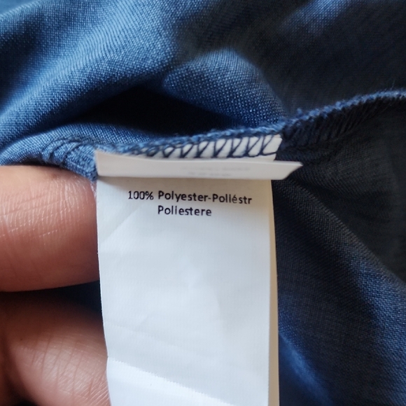 NWT Cupshe Blue Button Front Mini Dress Medium - Picture 7 of 10